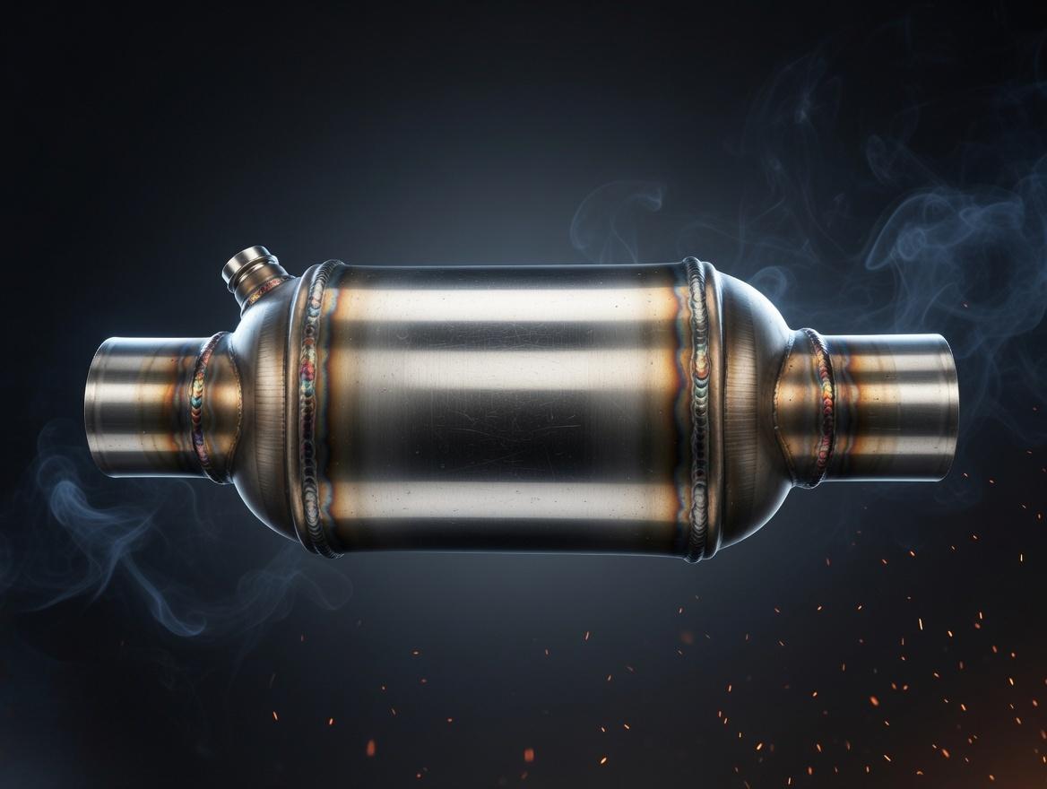 Universal Oval Catalytic Converter High Capacity